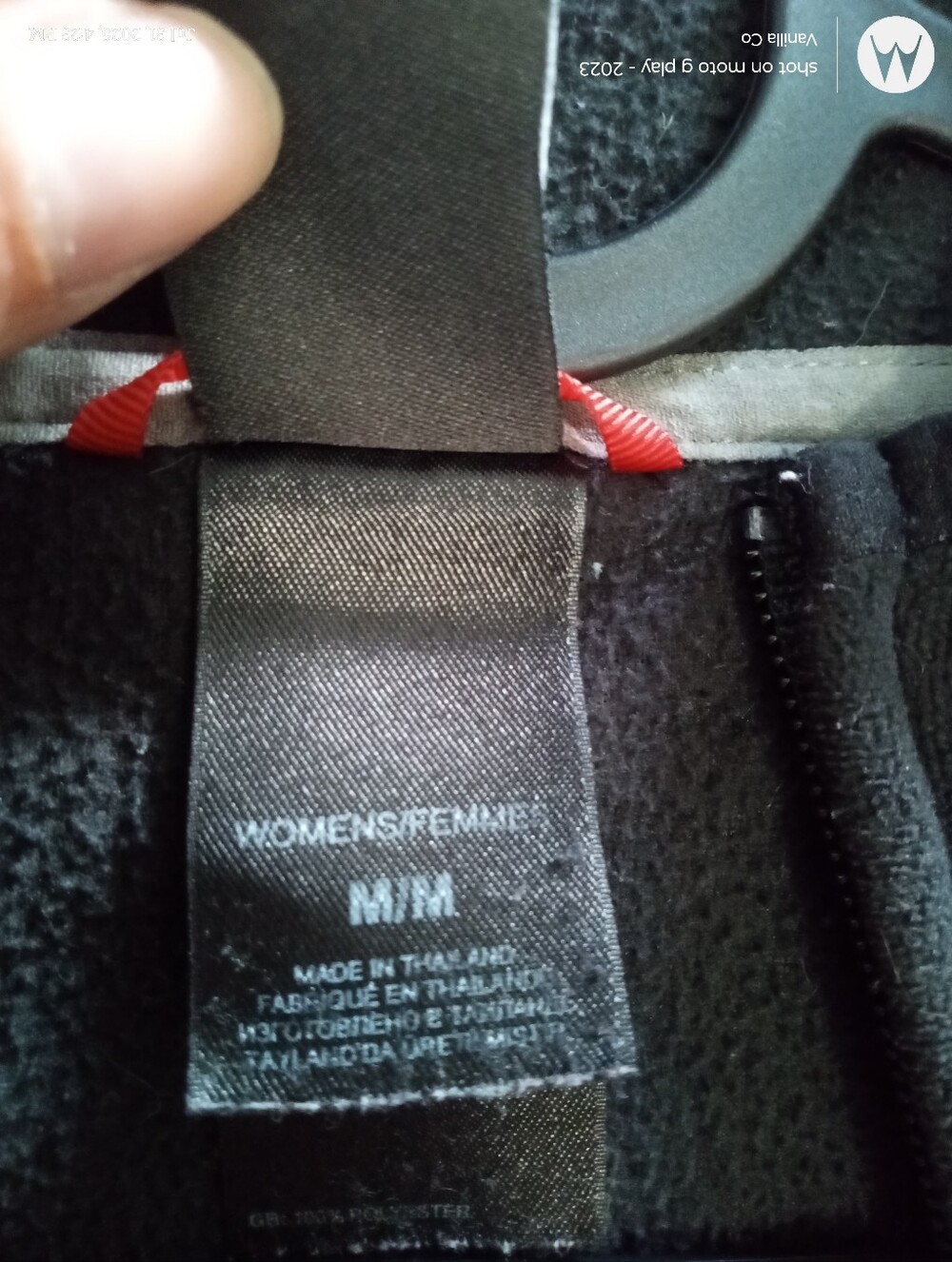 The North Face Polartec Classic TKA 100 Hoodie French Terry Black Medium - Picture 4 of 12